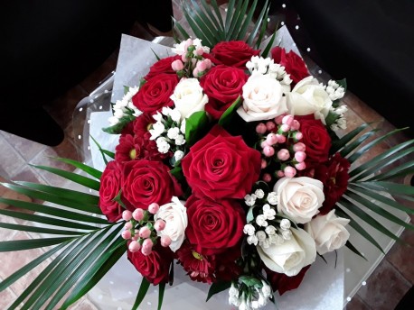 Red and White Bouquet