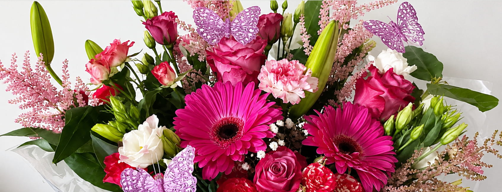 Seasonal bouquets from Le Jardin Florist in Bampton offering same-day delivery